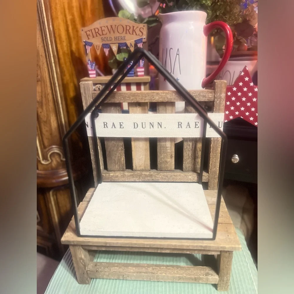 Set of 2 White Wood House Shaped Hanging Display Shelves